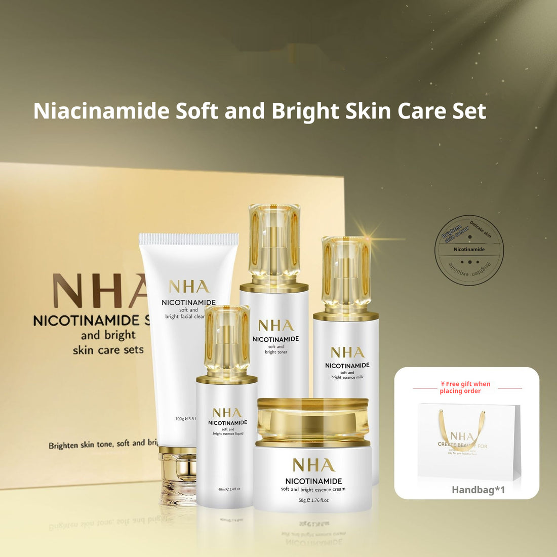 set de cuidado facial nicotinamida