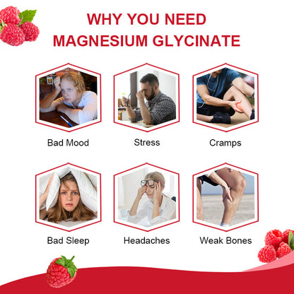 Gummies health products bottled magnesium