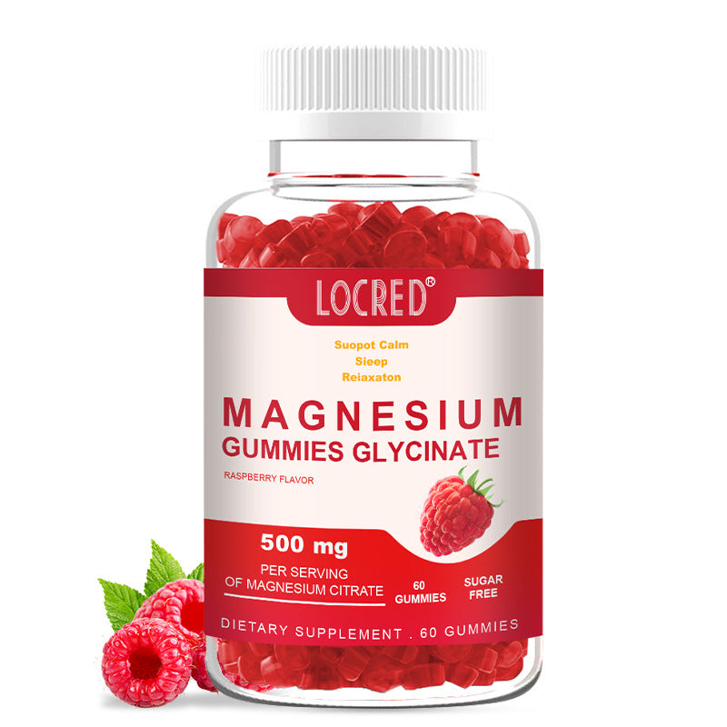Gummies health products bottled magnesium