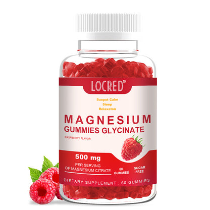 Gummies health products bottled magnesium